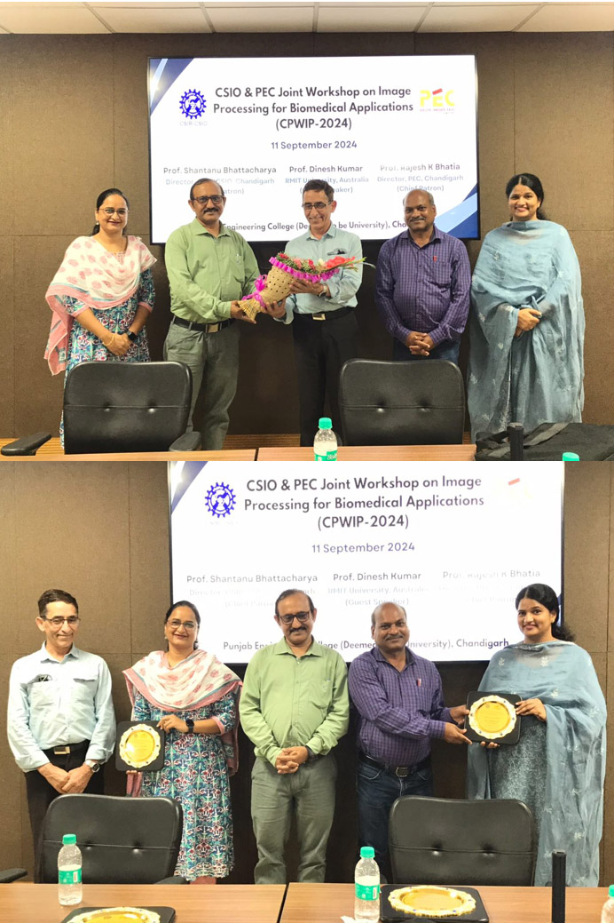 CSIO & PEC Joint Workshop on "Image Processing for Biomedical Applications (CPWIP-2024)" held at PEC
